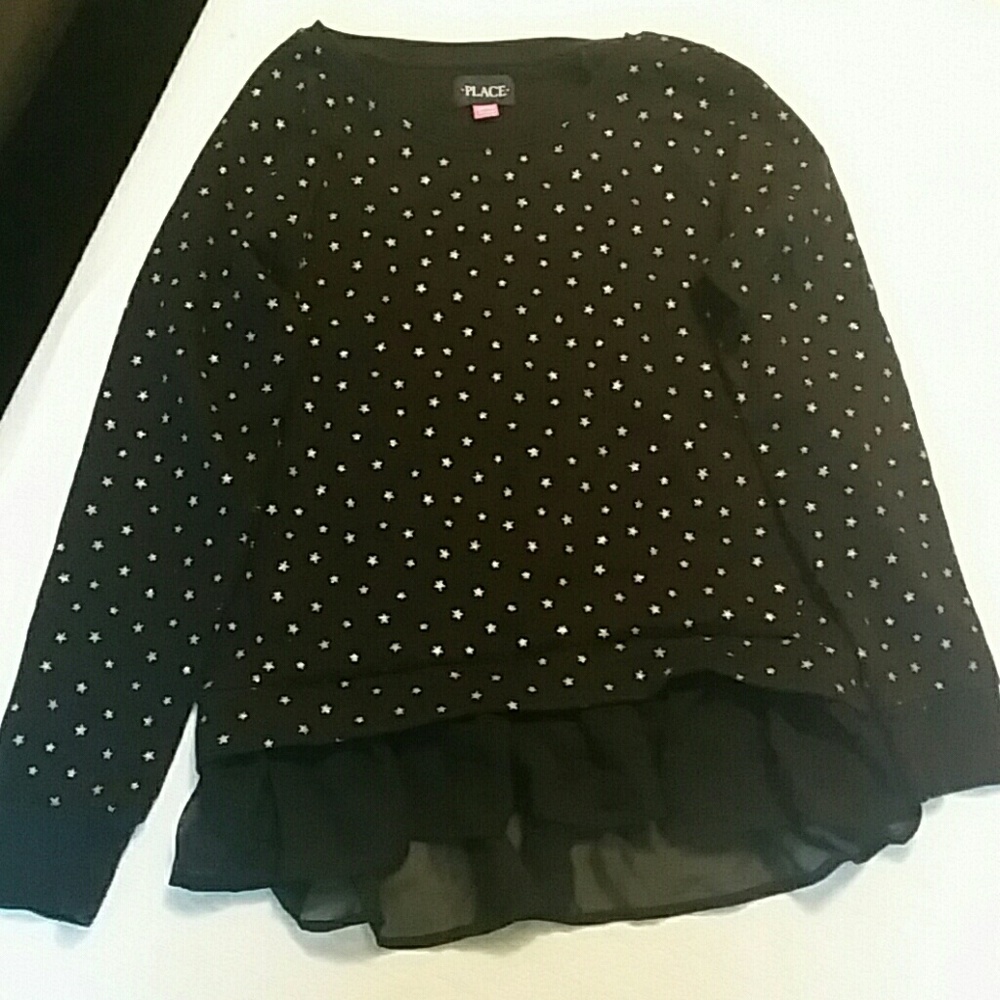 Black seater with silver stars
